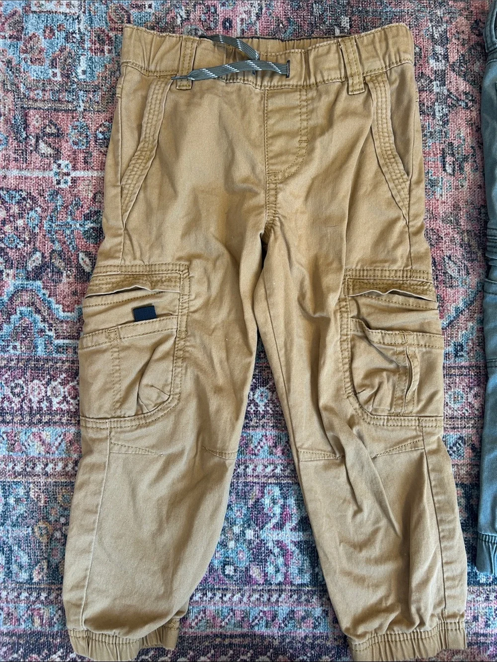 Wrangler Kids Cargo Jogger Pants - Mustard, Olive & and Catepillar Black pants